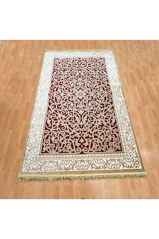 Mevlana Bazaar Osmanlı Çiçek Desenli 100 X 400 Makine Yün Halı Diğer