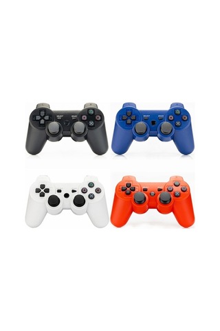 Bloomnest Ps3 Bluetooth Kablosuz Gamepad P3 Nötr Kar Tanesi Kolu Siyah Kablosuz Gamepad Ps3
