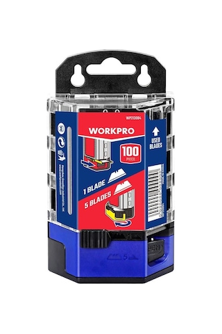 Workpro Wp213004 100lü Rötuş Maket Bıçağı Yedeği Fr Wp213004