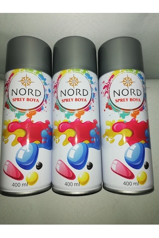 Nord Sprey Boya Ahşap Plastik Demir Metal 400 ML