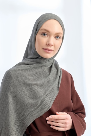 Armanda Organic Touch Ketens Viskoz Şal- 3601 Koyu Gri