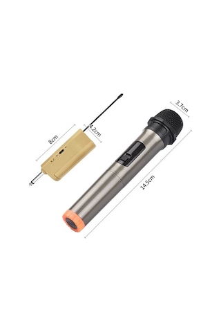 Didadodo Kablosuz Mikrofon - Uhf, 50m, Profesyonel Kalite, Prof. Ses Sistemi