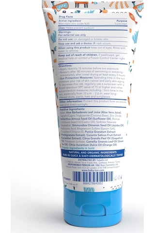 Babyton Bebek Ve Çocuklar İçin Suya Dayanıklı Güneş Koruyucu Krem 100 Ml