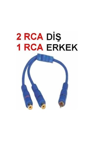 Anfi Y Kablo 1 Erkek 2 Dişi Rca Lale Kablo