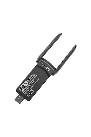 Everest Everlınk Ewa600 600mbps 2.4ghz/5ghz Wıfı-5 Ac600 Rtl8811 2 2dbi Antenli Usb Kablosuz Adaptör
