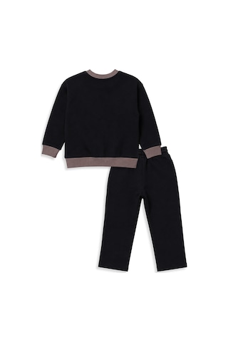 Deno Kids Denokids Erkek Çocuk Eşofman Takım %100 Pamuk Dinozor Baskılı Kışlık 2-8 Yaş Çok Renkli