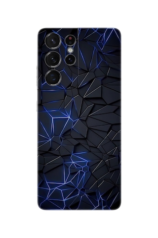 Samsung Galaxy S21 Ultra Sm-g998b Uyumlu Kılıf Desenli Silikon Karmaşık Design Stk:1874