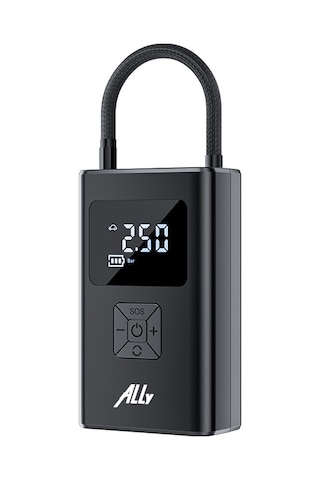 Ally St-5522 Şarjlı Lastik Şişirme Hava Kompresör Pompası 12v Led Işıklı
