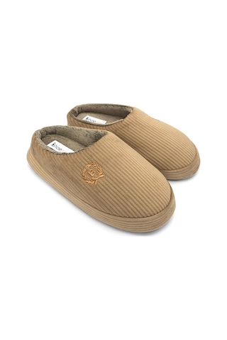Shoemio Bogart Taba Erkek Ev Terliği Taba