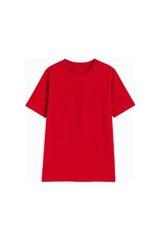 Erkek %100 Pamuk Basic T-shirt Çok Renkli