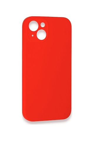 Newface Apple, Uyumlu iPhone 13 Mini Kılıf Lansman Legant Silikon Glblseme - 90 - Kırmızı