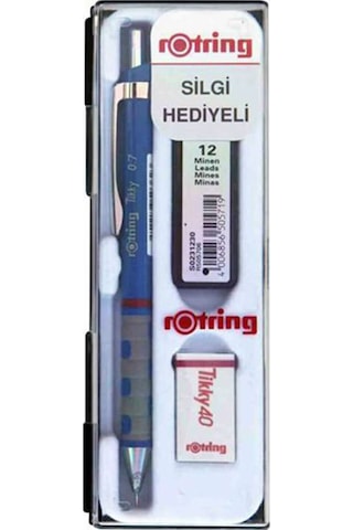 Rotring Tikky Versatil Kalem 0.5 MM Okul Seti - Kırmızı