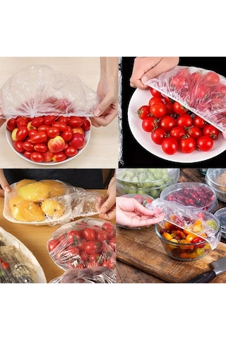 Porsima Pbt-120 Tek Kullanımlık Yıyecek Koruyucu 100 Ad Şeffaf