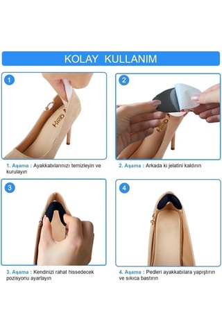 Active Team SP07-Yapışkanlı Bilek Koruma|Topuk Vurma Önleyici Sünger Ped