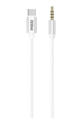 Phixi Basic Ca113 Metal Başlıklı 100cm Type-c To Aux Silikon Kablo-243