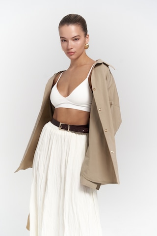 Phoebe Oversize Taş Gömlek Taş