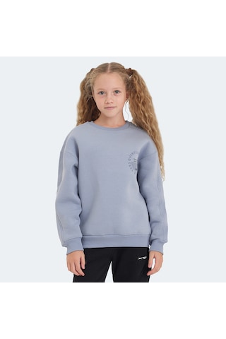 Slazenger LONE Çocuk Taş Gri Sweatshirt