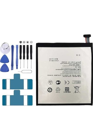 Flybuy Asus Zenpad 10 Z300cg 4890mah Li-polimer Pil Değiştirme Seti