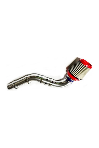 Racing Açık Hava Filtre Boru Seti Performans Filtre Kit Kırmızı