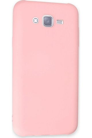 Newface Samsung Galaxy Uyumlu J7 Kılıf Nano İçi Kadife Silikon Semeglbl - 44 - Pudra