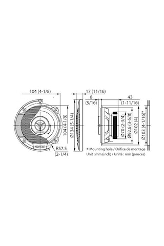 Kenwood Kfc-s1066 10 CM Tweeter'lı Hoparlör