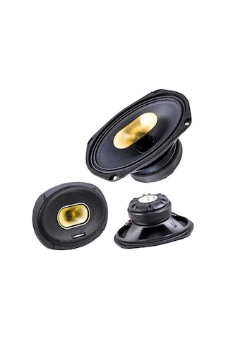 For-x Oto Hoparlör Oval 6x9 250w Rms 80w Mıdrange 2 Adet For-x Xmd-69h