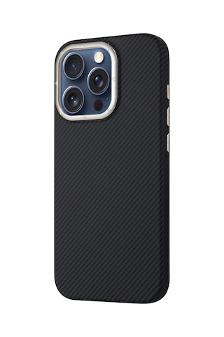 Apple Uyumlu iPhone 15 Pro Max Hbc-263 Monaco Kapak - Siyah