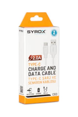 Syrox Syx-C83 Type-C 2.0A 1 M Eco Kablo