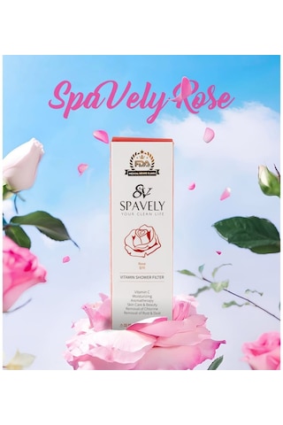 Spavely Duş Filtresi Gül Esanslı - Klor Ve Kireç Karşıtı, Kokulu, C Vitaminli 150 Gr