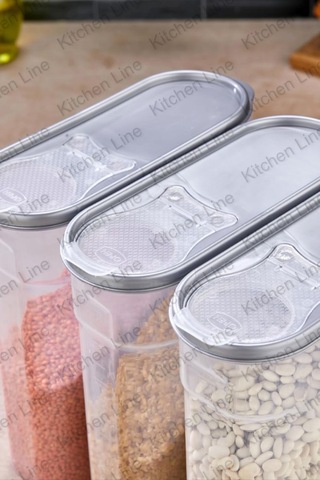 Erzak Saklama Kabı 4 Litre 3 Adet