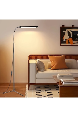 Willowhaven 1 Adet Usb Güç Kaynaklı 3 Ayarlı Karartılabilir Ayarlanabilir Parlaklık Esnek Gooseneck 96 Led Gece Lambası Siyah Yer Lambası