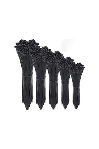 100 ADET 4,8X200MM KABLO BAĞI SİYAH