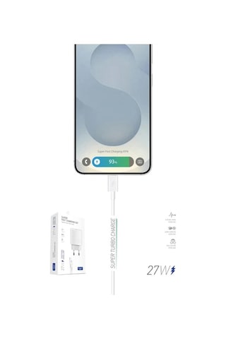 27w Pd Type c Samsung Galaxy Z Fold2 İle Uyumlu 3a Kablo Tak Çalıştır
