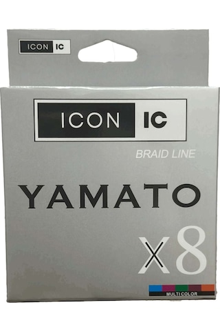 Icon-ıc Yamato 300m X8 Multicolor İp Misina - 0.10 Mm 0.13 MM