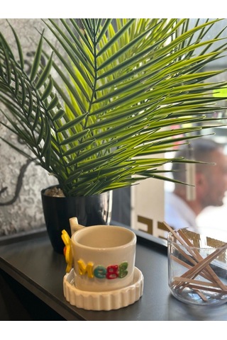 Çiçek Figürlü İsimli Fincan Mug