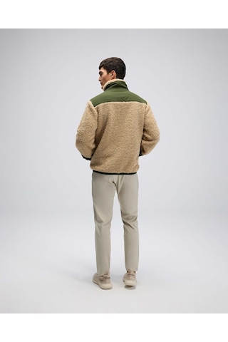 Ellesse Erkek Fermuarlı Polar Bej Mont Em511-bg Bej