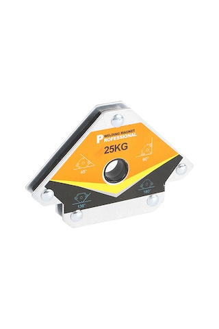 Wezone 25kg Manyetik Kaynak Konumlandırıcı, 45 -90 -135 -180 Açı Desteği, Metal Parçalar İçin Güçlü Tutucu, Kaynak Yardımı Aracı