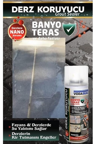 Vodaseal Fayans Ve Derz Koruyucu Sprey Şeffaf 200 Ml. 1 Adet