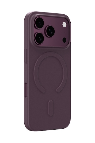Apple iPhone 18 Pro Max Uyumlu Kılıf M-safe Şarj Özellikli Amazingthing Minimal Air Serisi Kapak Mor
