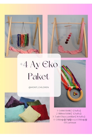 4 Ay Eko Paket Montessori Bebek Eğitim Kiti
