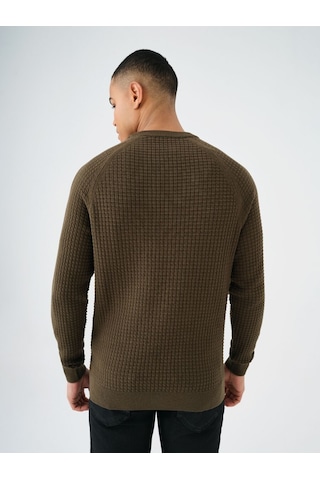 LOFT Regular Fit Erkek Kazak Lf2037260 Q1.v1 Haki
