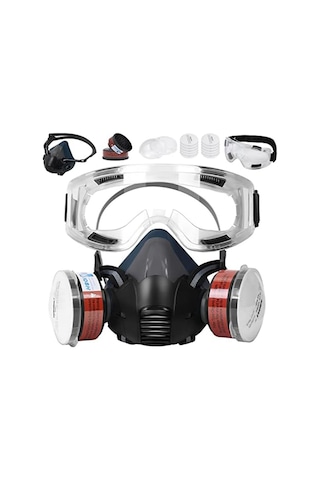 Filtreli Solunum Gaz Maskesi Colored Renkli