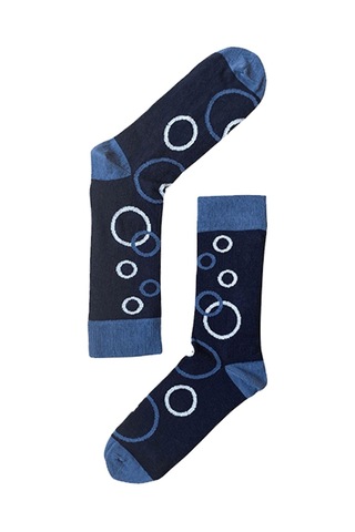 Çember Desenli Erkek Çorap-1797 Çok Renkli