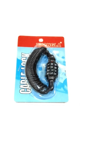 Mini Kask Kilidi 4 Haneli Şifre Bisiklet İçin Uyumlu 4x120mm Motoparax Renk : Standart