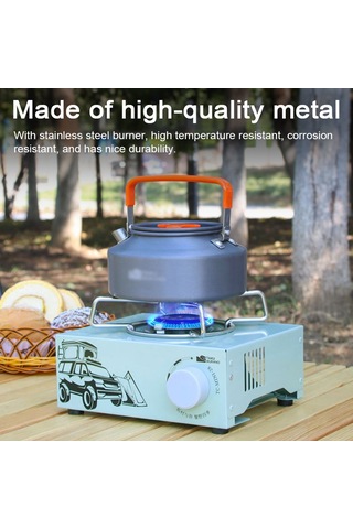 Tuocun Kasetli Ocak 2100W Tc-Mını-28-Tek Ocak Seladon Yeşili Yeşil