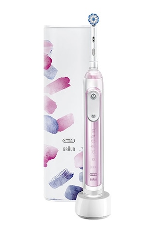 Oral-B Genius X Al Art of Brushing Blush Pink Şarj Edilebilir Diş Fırçası