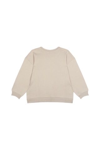 Antebies Çiçek Sweatshirt Pantolon Set Krem