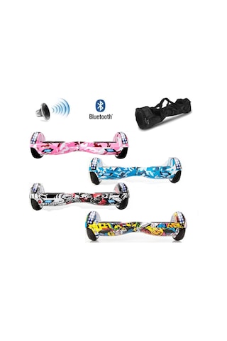 Smartstore Üst Led Işık Smart Scooter Elektrikli Kaykay Hoverboard Bluetooth