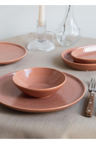 The Mia The Mia Noon Yemek Takımı 6 Kişilik Somon 31 Parça Somon