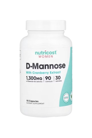 Nutricost Women D-mannose With Cranberry Extract 90 Capsules